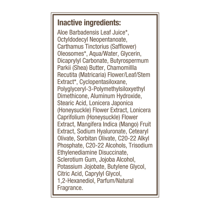 Inactive Ingredients for Non-Toxic, Hypoallergenic Broad Spectrum SPF 30 + Sunscreen