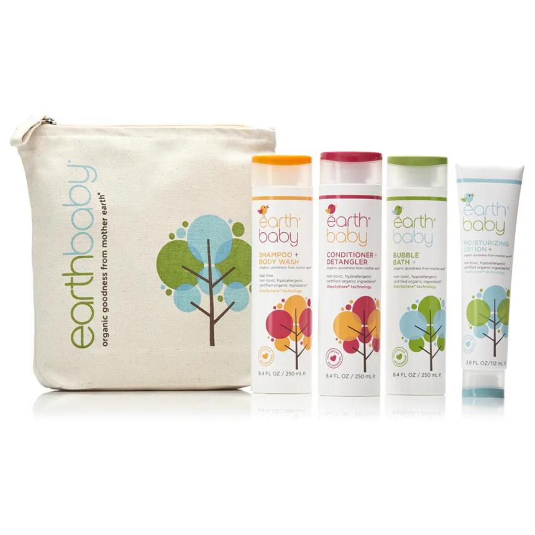 Baby Bath Essential Kit | 100% Certified Organic Ingredients — Earth ...