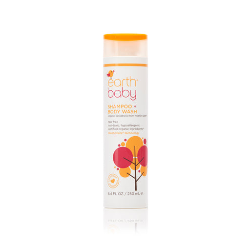 Tear-Free, Non-Toxic, Hypoallergenic Shampoo + Body Wash - 8.4 FL OZ